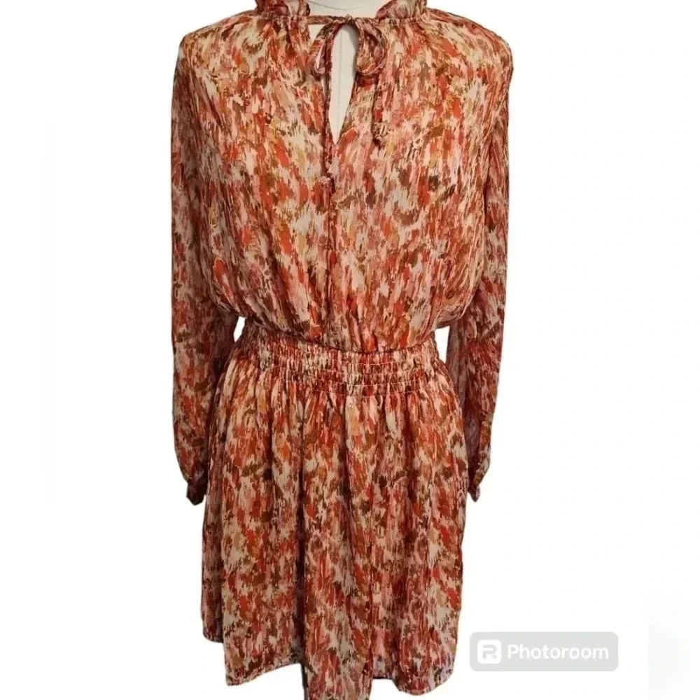 Socialite Smocked Waist Dress Sz Small